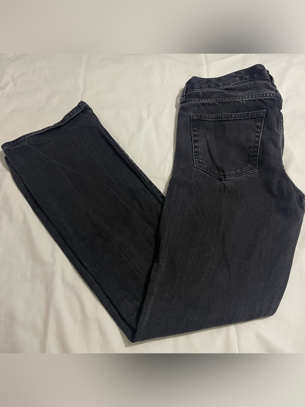 GAP Black Women's Straight Leg Jeans, 28r